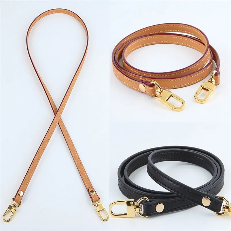 Cow leather Bag Strap Women Handbag Belt Shoulder Messenger Crossbody Bag Wide Strap Replacement Genuine Leather Bag Strap 220817