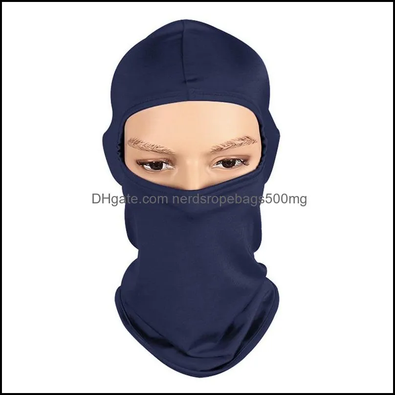 Outdoor cycling face masks dustproof cs mask windproof breathable sports bike anti-sai head cover Lycra fabric Dropshipping 963 R2