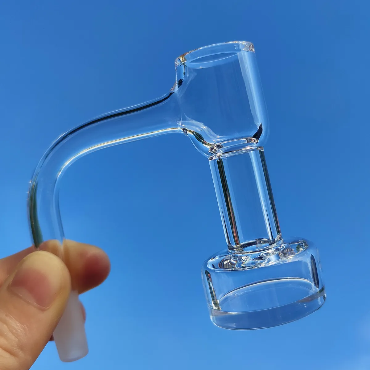 Cilindro de giro automático Terp Slurper Spinner de soldadura completa Cuarzo Banger Borde biselado Plato cerrado Turp Slurper Dab Rig Nails 10 mm 14 mm Macho Totalmente soplado YAREONE al por mayor