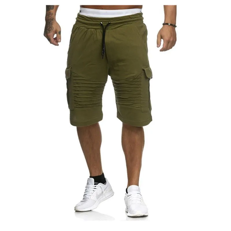 Männer Shorts Frühling Sommer Männer Casual Kurze Hosen 2022 Taschen Cargo männer Jogginghose Fitness Turnhallen ShortsMen