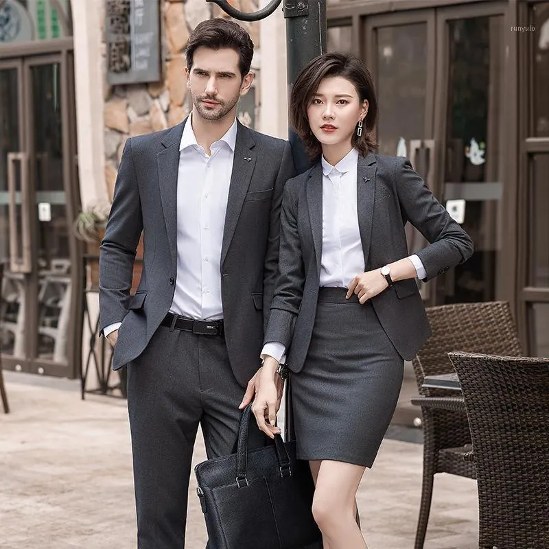 Two Piece Dress The 2022 Men And Women With Suit Interviews Professional 4 S Sales Overalls