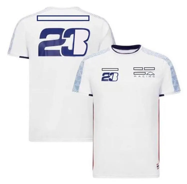 T-shirt F1 2022 Racing Suit Casual Team Driver T-shirt Summer Fan Fan krótkie rękawowe T-shirt konfigurowalny