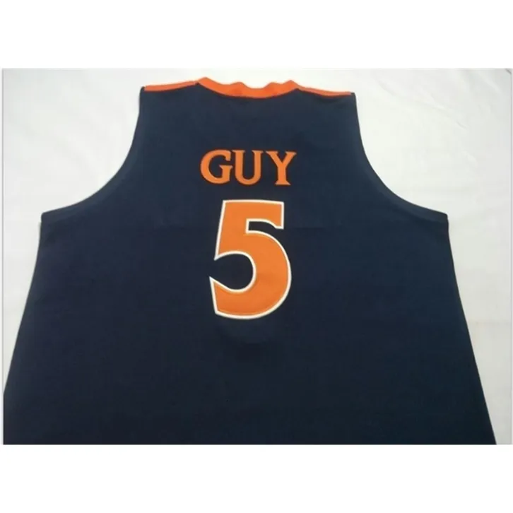 Chen37 Goodjob Men Youth Women Vintage UVA Cavalierss Kyle Guy #5 كرة السلة Jersey Size S-5XL أو مخصصة أي اسم أو رقم قميص