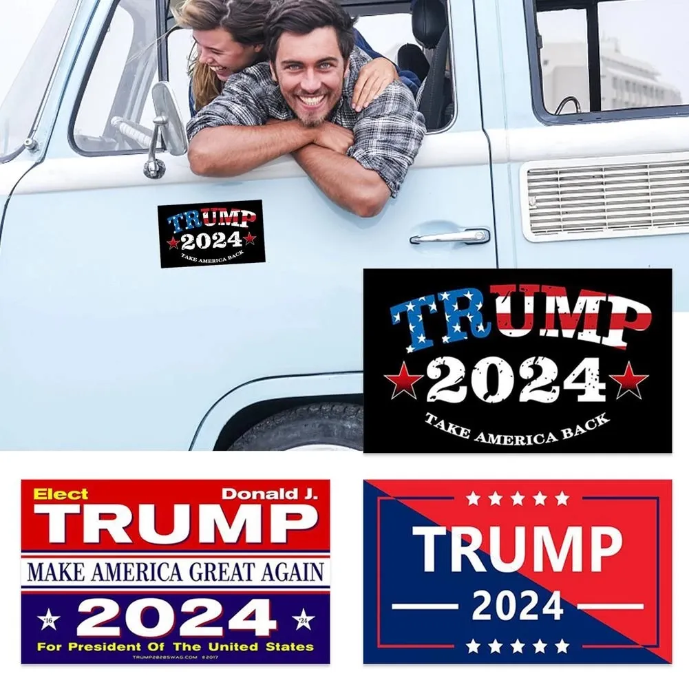 2024 Custom Trump Sticker Vinyl Donald Bumper Sticker Presidential Election Stickers For Phone Case Bumper Decor