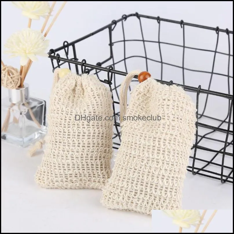 9 x14cm Making Bubbles Soap Saver Sack Bath Scrubber Pouch Storage Bag Drawstring Holder RRA12368