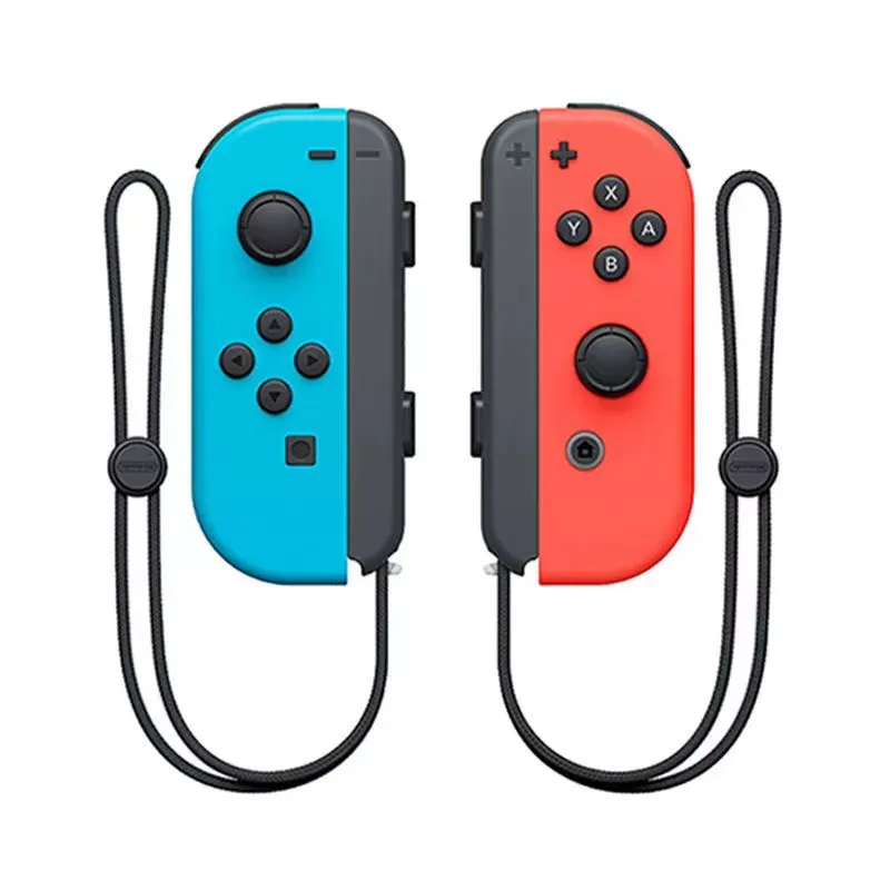 Manette de jeu avec joystick pour commutateur de joycon à distance de jeu sans fil Nintendo avec dragonne