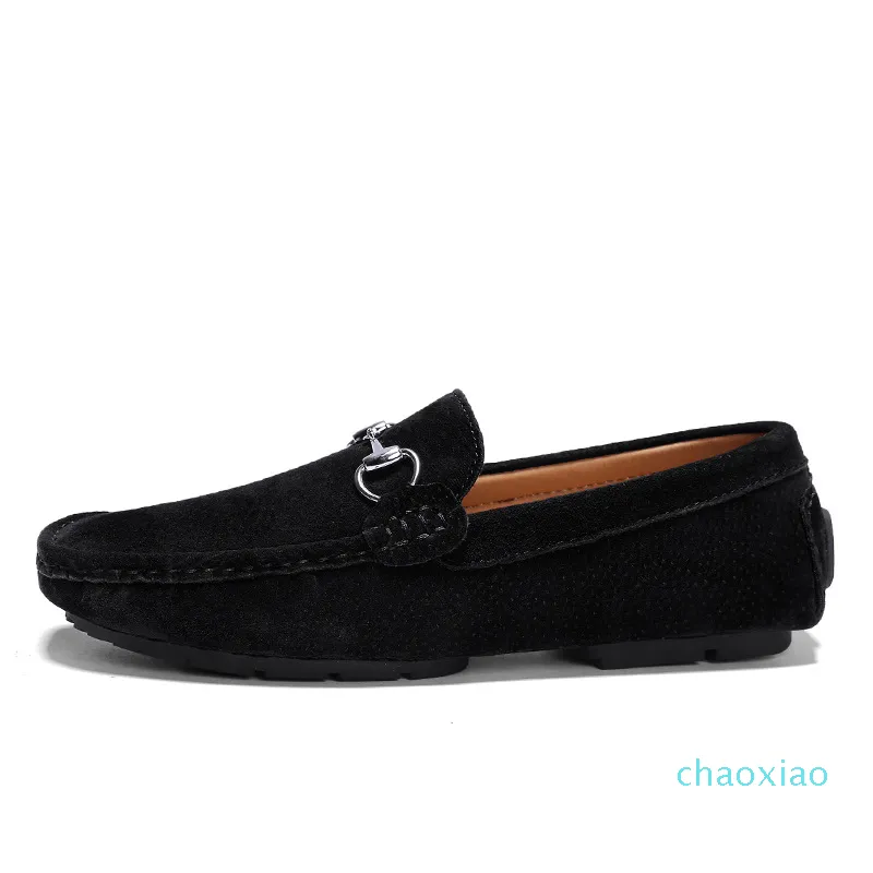 Mens Dress Shoes Chains Knot Shoes Gentlemen Travel Walk Shoe Casual