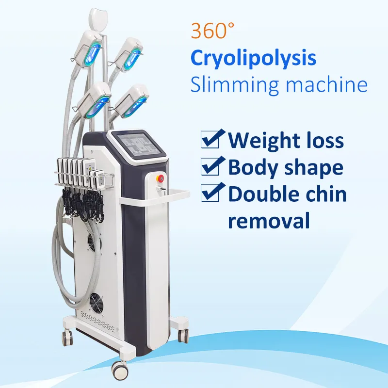 Professionele Cryoskin Cryolipolysis Machine Liposuctie Afslanken 360 Criolipolisis Vetverwijdering Vorm Body Contouring Machines voor Taille Belly Slank