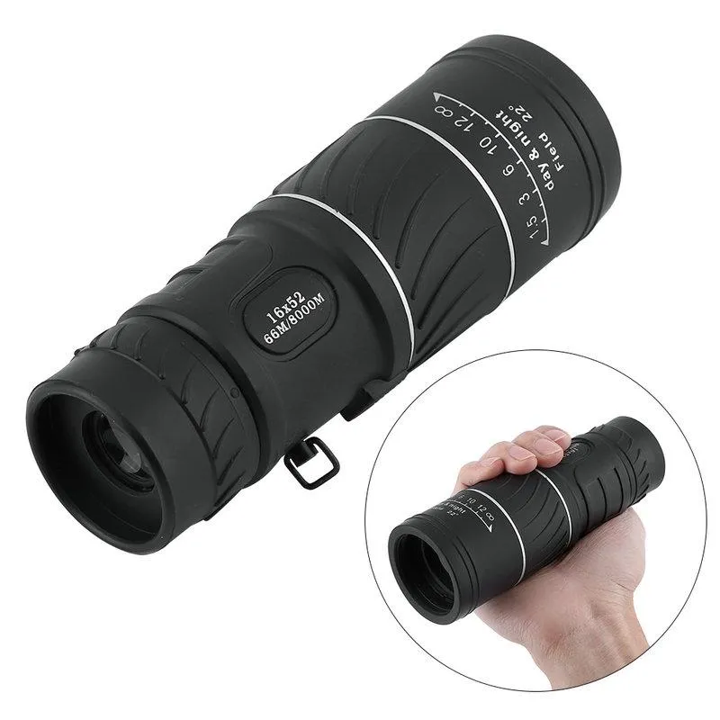 Télescope monoculaire HD Focus Kit de camping de chasse sportive de vision nocturne à faible luminosité
