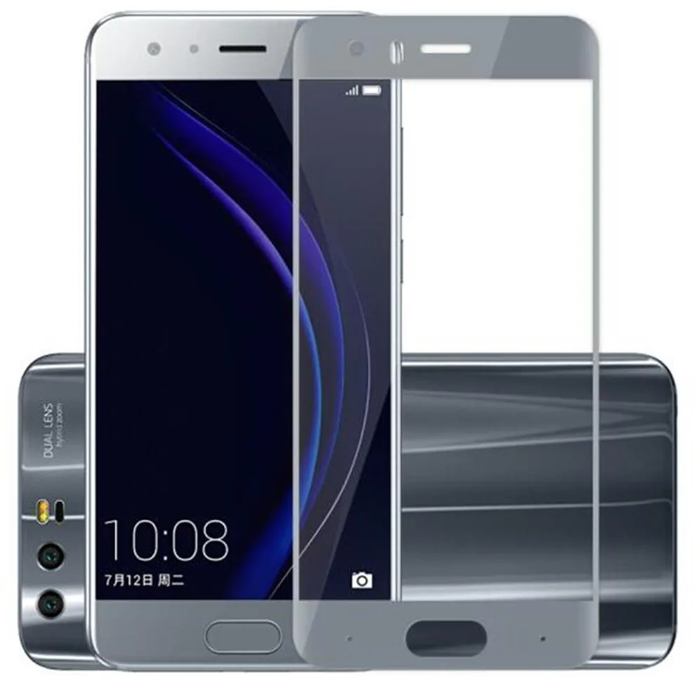 Volledige omslag kleur gehard glas voor Huawei Honor 9 9 Lite Honor9 9Lite Screen Protector Film Black White Blue Gray2284