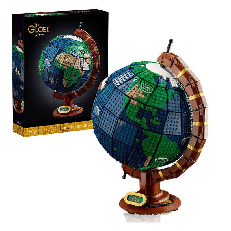 MOC Expert Idea Globe Earth MINI Bricks Toys