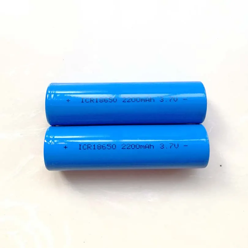 18650 Batteri 2200mAh Rechargable Lithium Batteries Factory Partihandel 100% hög kvalitet 5st per parti