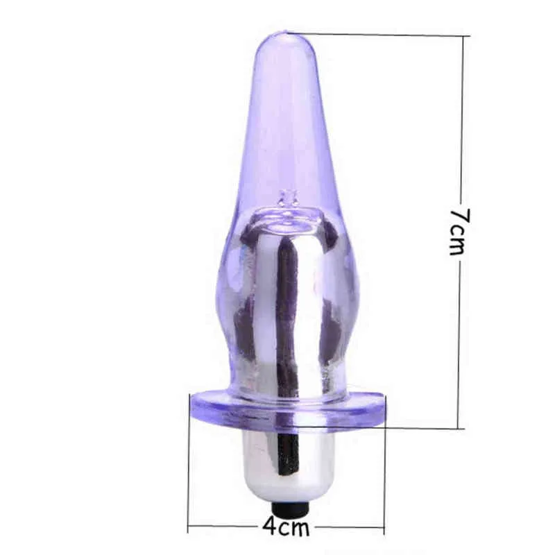 Nxy Sex Anal Seafeliz Vibrating Butt Plug Jelly Toys Male Waterproof Prostate Massage Mini for Man Products_voghion.com