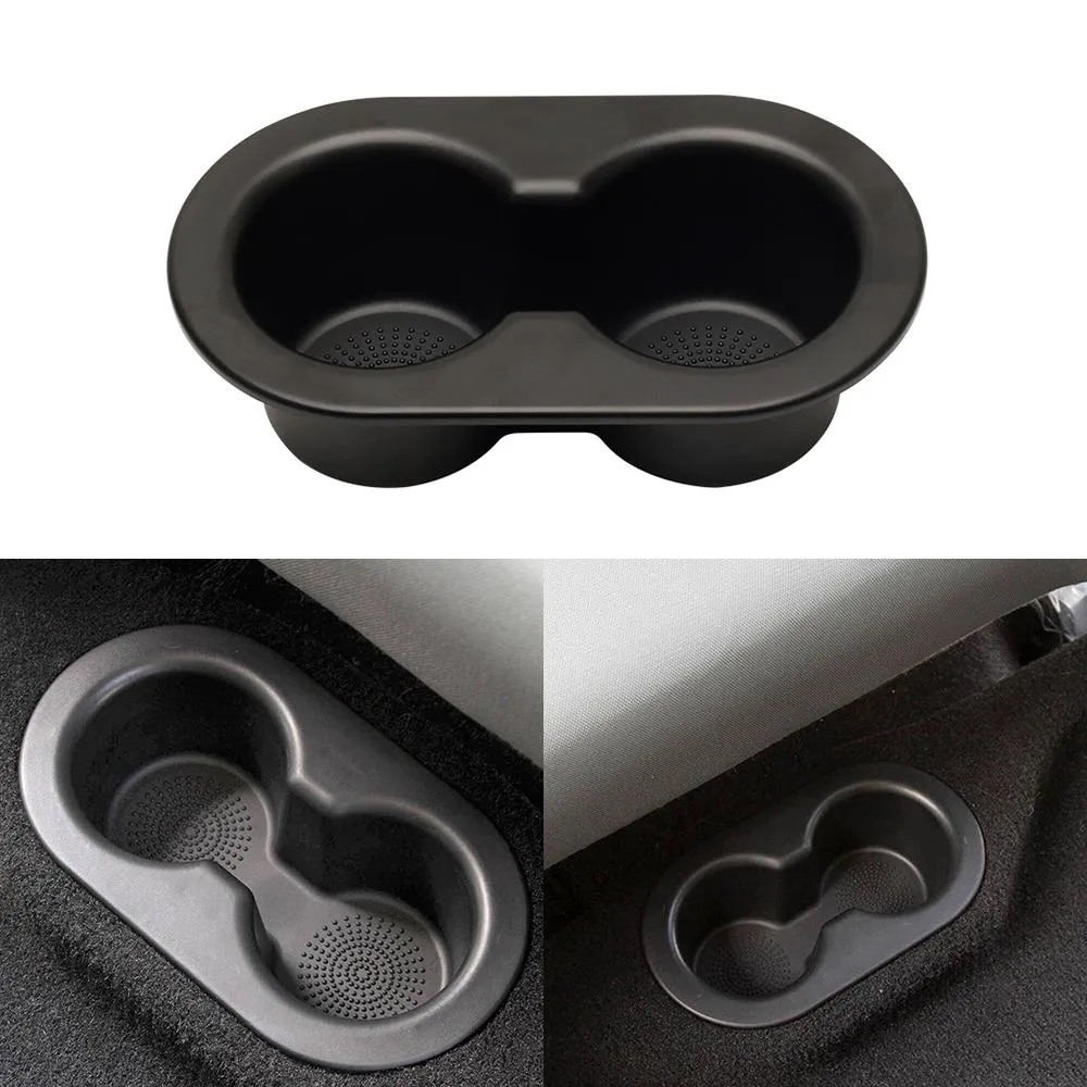 Black Achter Seat Cup Houders Auto Drinkhouders voor 2002- Dodge RAM 1500 2500