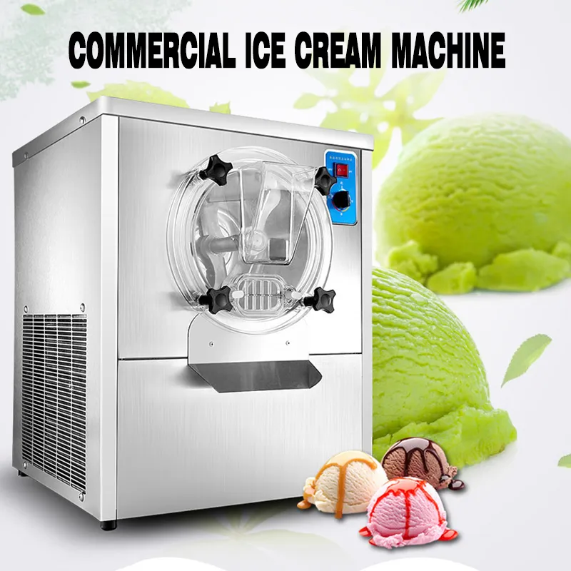 Máquina de sorvete dura comercial Comercial de automóveis de automóvel de alto rendimento de bola de cremes Máquinas de tabela Tipo de gelato de congelador esférico