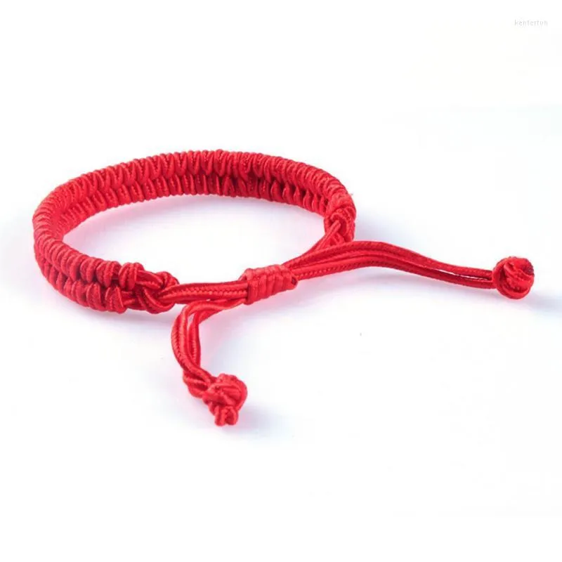 Charm armband röd tråd för kvinnor män smycken gåvor par hand rep lycklig stringcharm kent22
