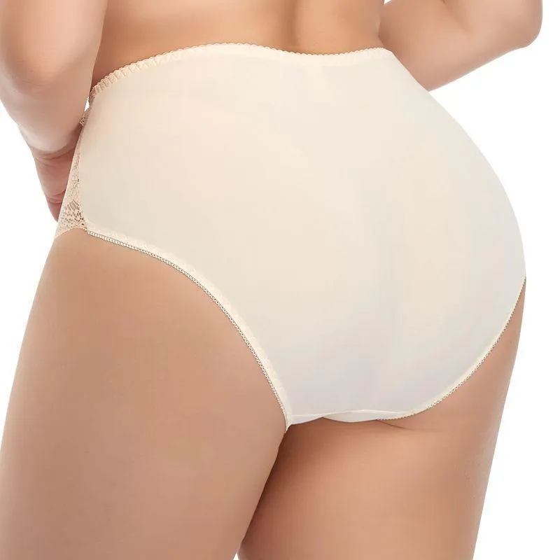 Plus Size Lace Mid Waist Spanx Everyday Shaping Panties Sexy