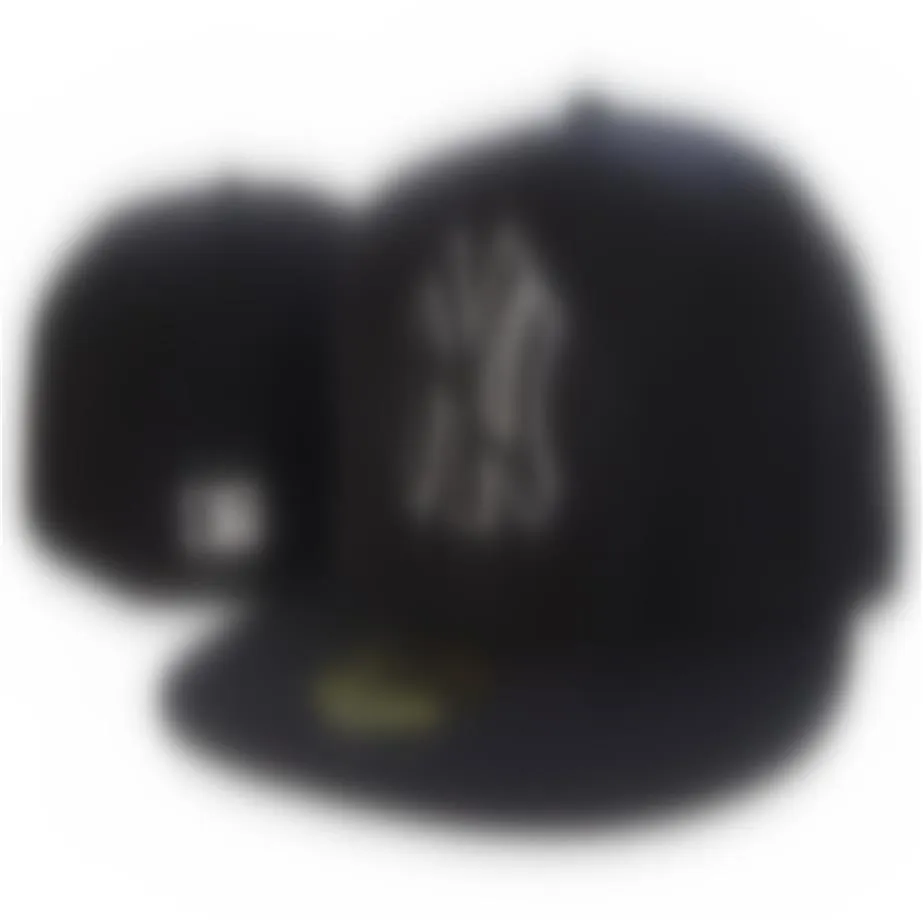 Granatowy kolor Nowy haft letni baseball sporty sportowy czapkę męską pełne zamknięte czapki swobodny list rekreacyjny A C247J