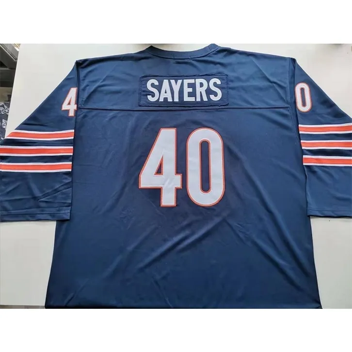 Chen37 Rzadka koszulka piłkarska mężczyźni młode kobiety Vintage 1965 Gale Sayers High School Jerseys Rozmiar S-5xl Niestandardowy nazwa lub numer