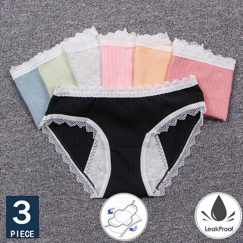 Kadın Külot Sızıntılı Menstrüel Kadın Fizyolojik Pantolon Seksi iç çamaşırı Pamuk Su Geçirmez Kılavuzlar Lady Lingeriewomen's