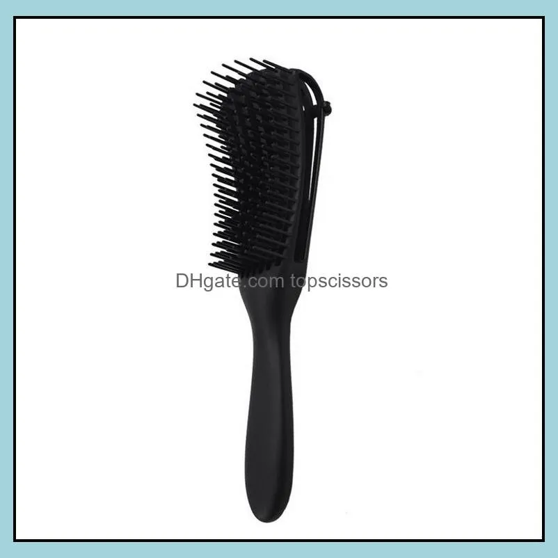 Scalp Massage Comb Detangling Brush Natural Hair Detangler  Removal Comb Non-slip Design For Curling Wavy Long Hair Free SHip