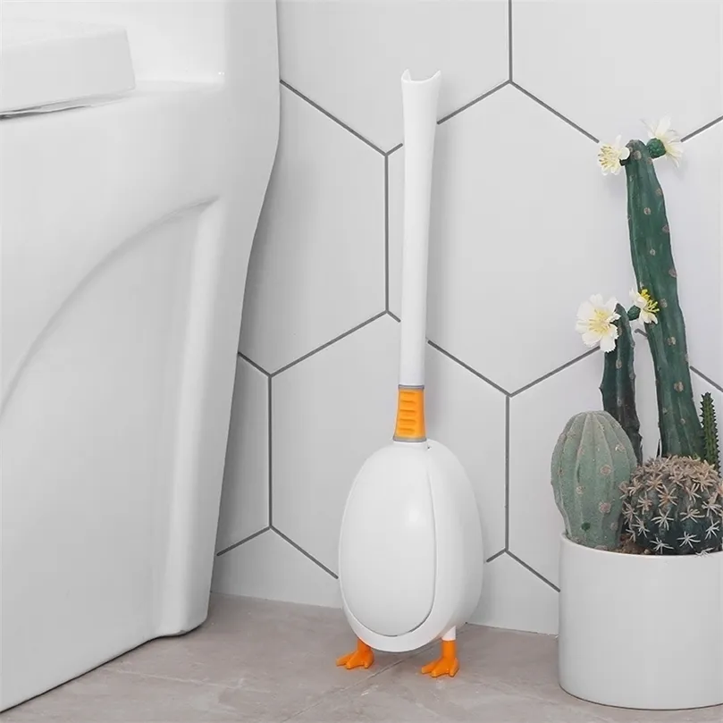 Duck toilet store brush holder