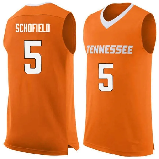 XFLSP 2 GRANT WILLIAMS 10 John Fulkerson 5 Admiral Schofield TennesseeボランティアBasketball Jersey Throwback Stitche Embroidery Jerseysカスタム