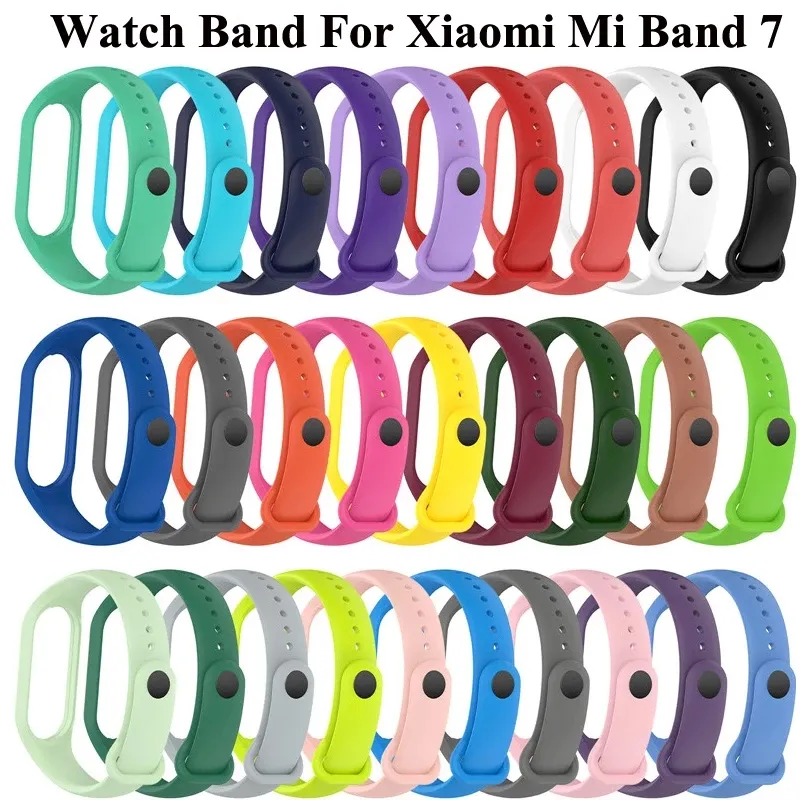 Cinturino per orologio da polso sportivo Xiaomi Mi Band 7 Cinturino da polso in silicone Per cinturino xiaomi mi band7 Cinturino Miband 7