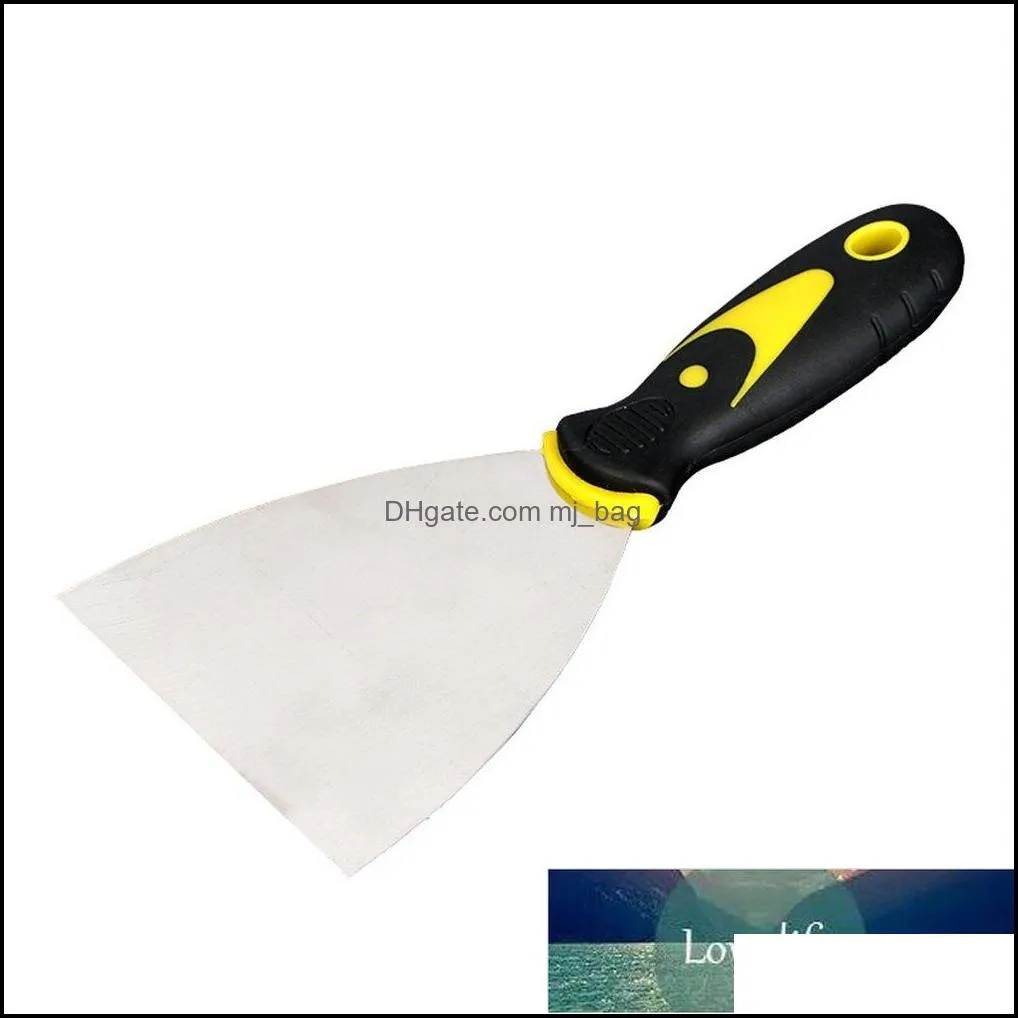 Stainless Steel Metal Scraper Flex Putty Knife Cement Mason Ash With Handle