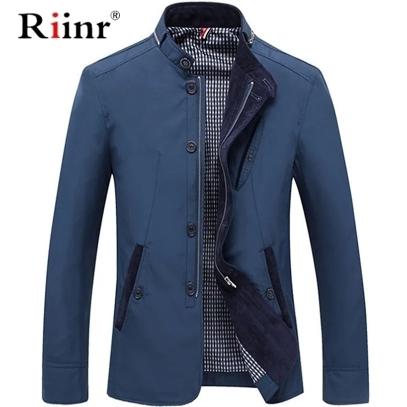 High Quality Men's Jackets Men Casual Jacket Coats Spring Regular Slim Jacket Coat for Male Wholesale Plus Size L-3XL 201128