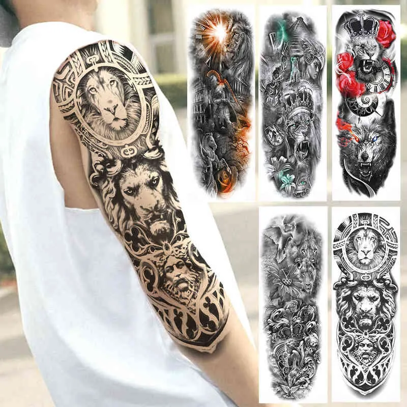 8 Stück Temporäre Soldaten-Tattoos – Realistische Körperkunst-Aufkleber Für Erwachsene, Wasserfest