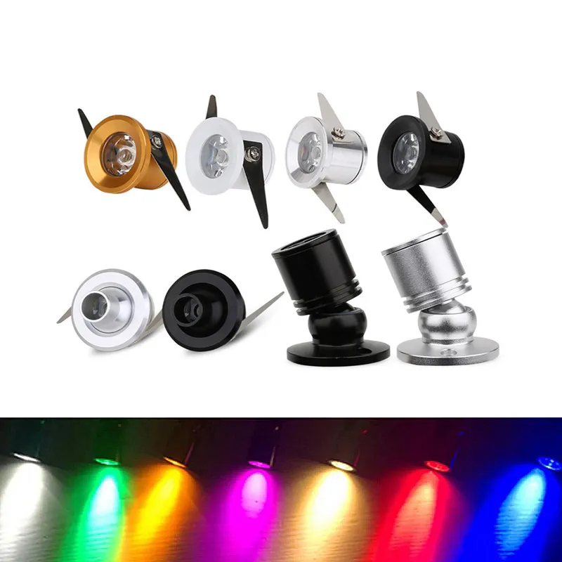 DHgate 1W 미니 LED 다운 라이트 천장, 계단, 보도, 안뜰, 캐비닛, 복도를위한 따뜻한 흰색, 12V 스팟 전구 ...