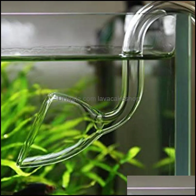 aquariums glass outflow lily pipe for aquarium planted tank fish deliver clean water from filter to 10mm 13mm 17mm