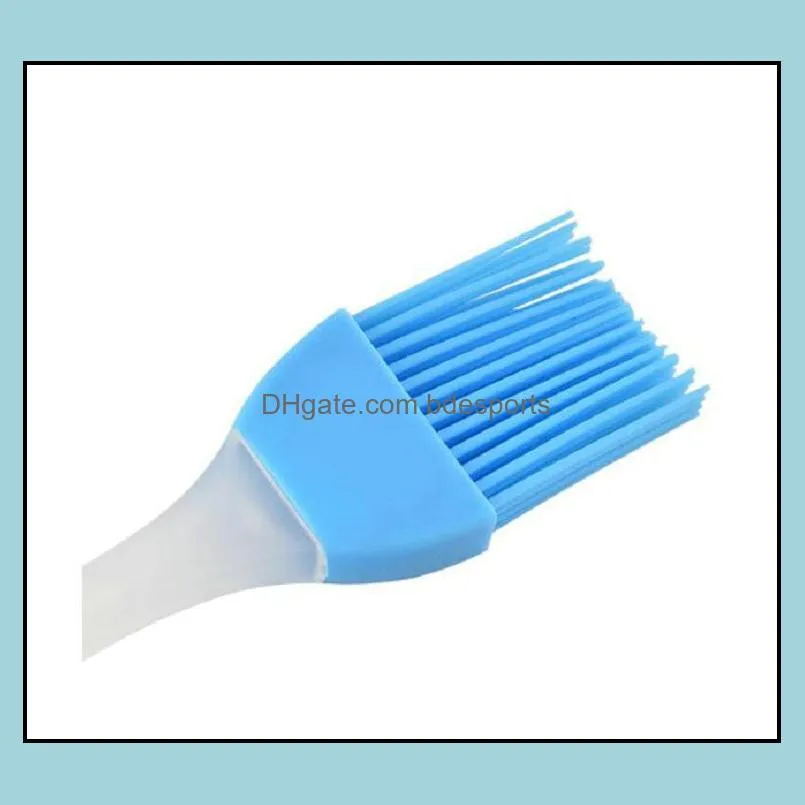 17cm Slicicone Basting Brush Flexible Silicone Brushs Sweep Griling Cook Kitchen Pastry Brushes Soft High Temperatire Brush BBQ Tool