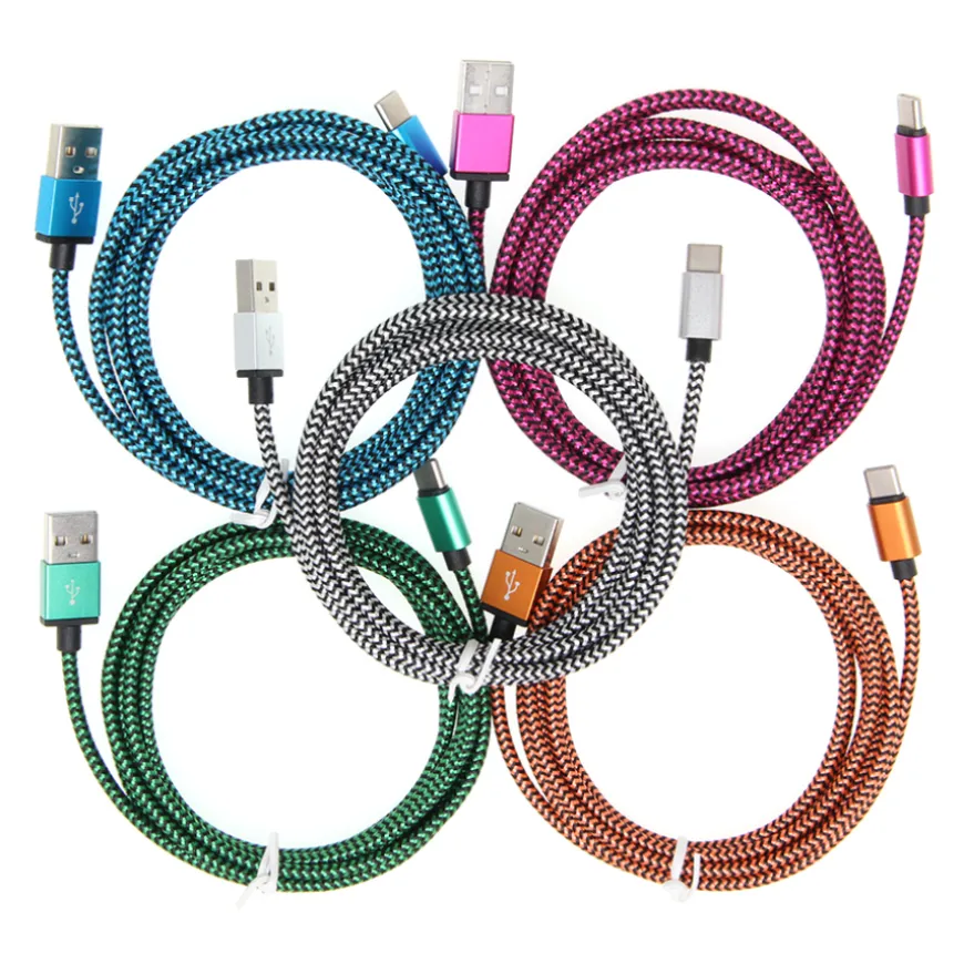 Micro USB Type C Charger Charging Cable Cable Raced Fast Charge Cables Cabls Cables for Xiaomi Redmi Samsung Huawei