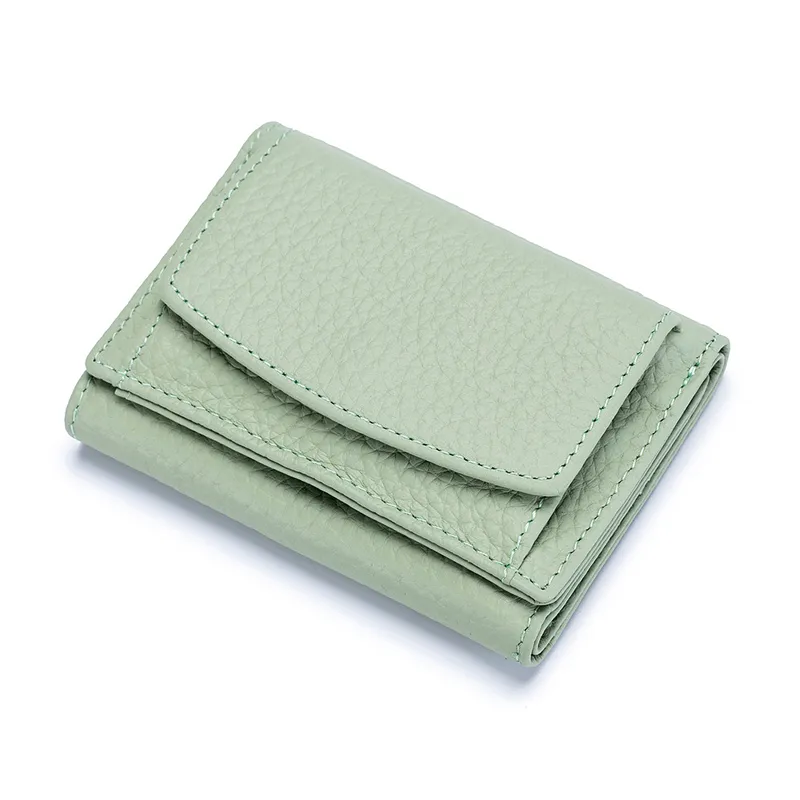 Partihandel Kvinnor Multicolor RFID Fashion Wallet Ladies 'Coin Purse Fold Button Pocket Wallet