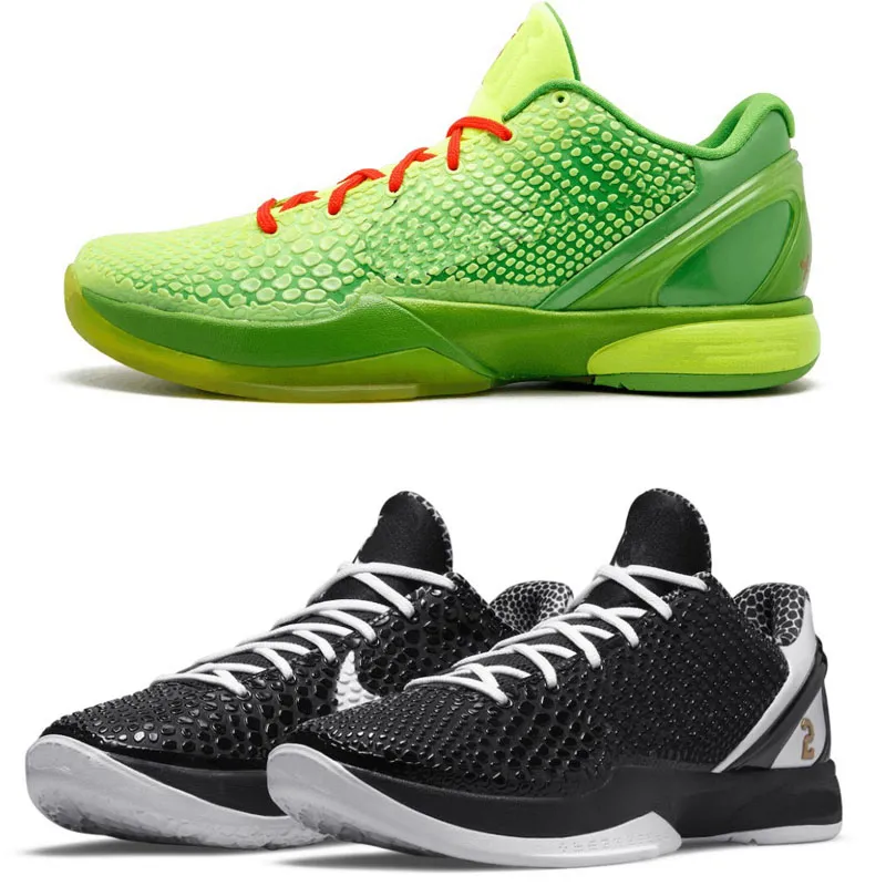 Kids kobe Mamba 6 Protro Grinch Basketball Shoes 2024 sneakers store Grade school men women Mambacita Bruce Lee Big Stage Chaos Casual shoes outlet size36-46