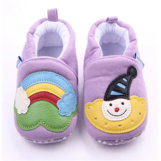 Baby First Walkers Cute Girls Boys Soft Sole Crib Shoes Infant Toddler Sneaker Anti-Slip Cotton Shoes kids Boots