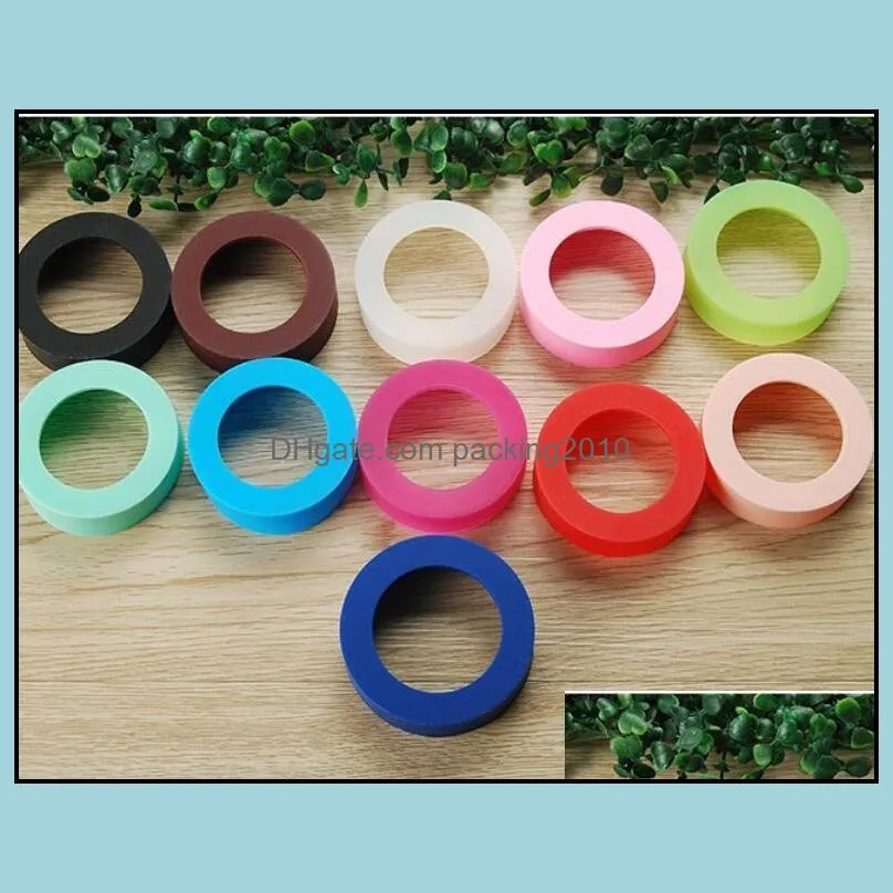 Pads Silicone Coasters for Tumbler Travel Mug Cups Water Bottler coaster Bumpers Protective Bottom Non-Slip Cover LLS586-WLL