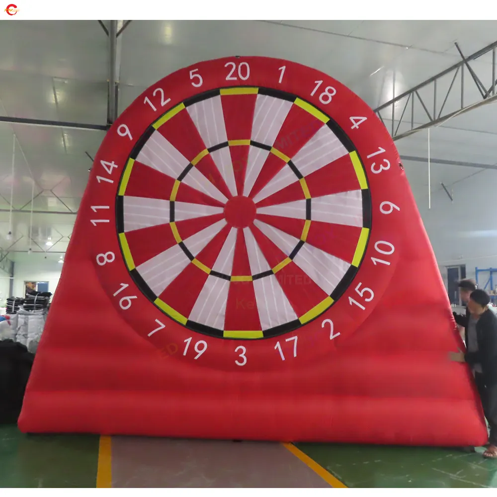 Giant Inflatable Soccer Dart Football Dart Board Carnival Game For