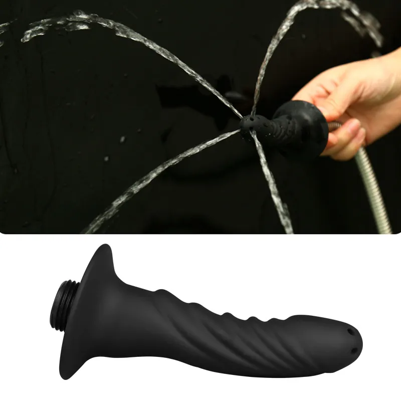 Silicone gay douche and Shower Enemator with 5 Styles