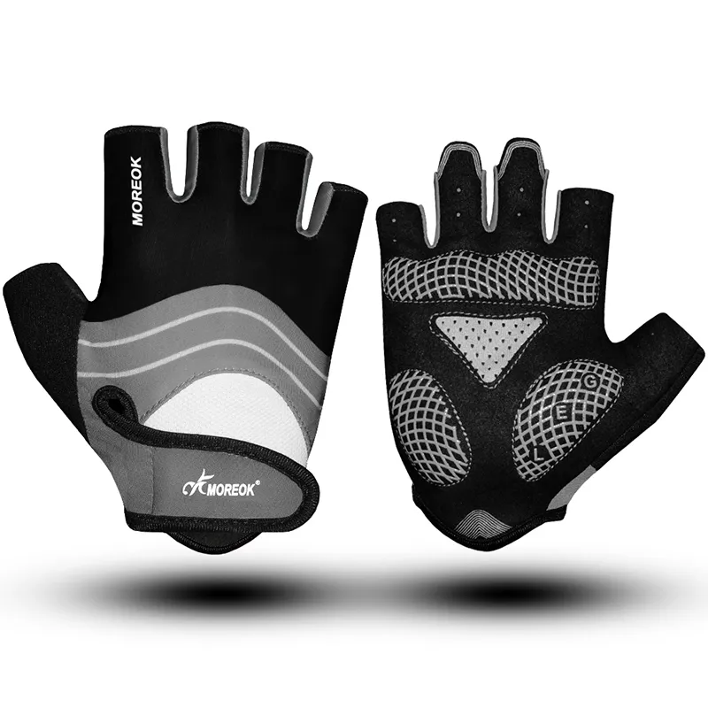 Moreok Cycling Gloves Half Finger Bike 5mm vloeistof gelpads Bicycle Shock Absorbing Mountain Anti 220624