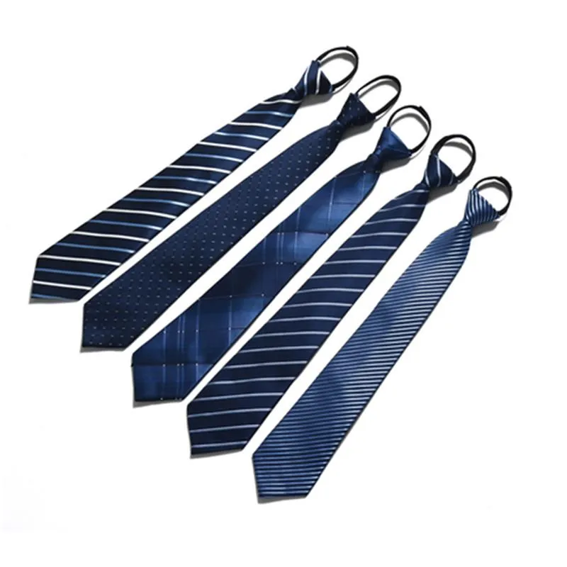 Bow Ties rand för män skjorta bröllop cravate häll homme jacquard vävd slips fest affär slips formell parti automatisk zip tiebow