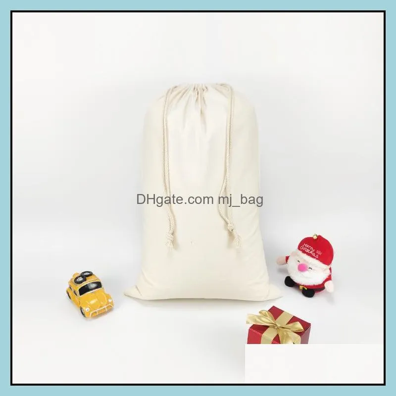 70*50cm party decoration christmas gift bag xmas element pickup truck tree christma bags pure cotton beam mouth candy pocket pab11612