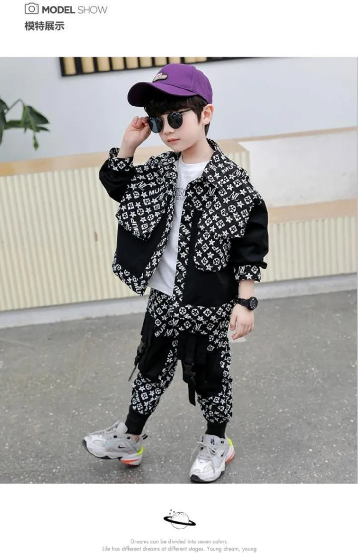 Boys Sliver Jazz Modern dancing clothes kids Ballroom Hip Hop dance wear  costume | eBay