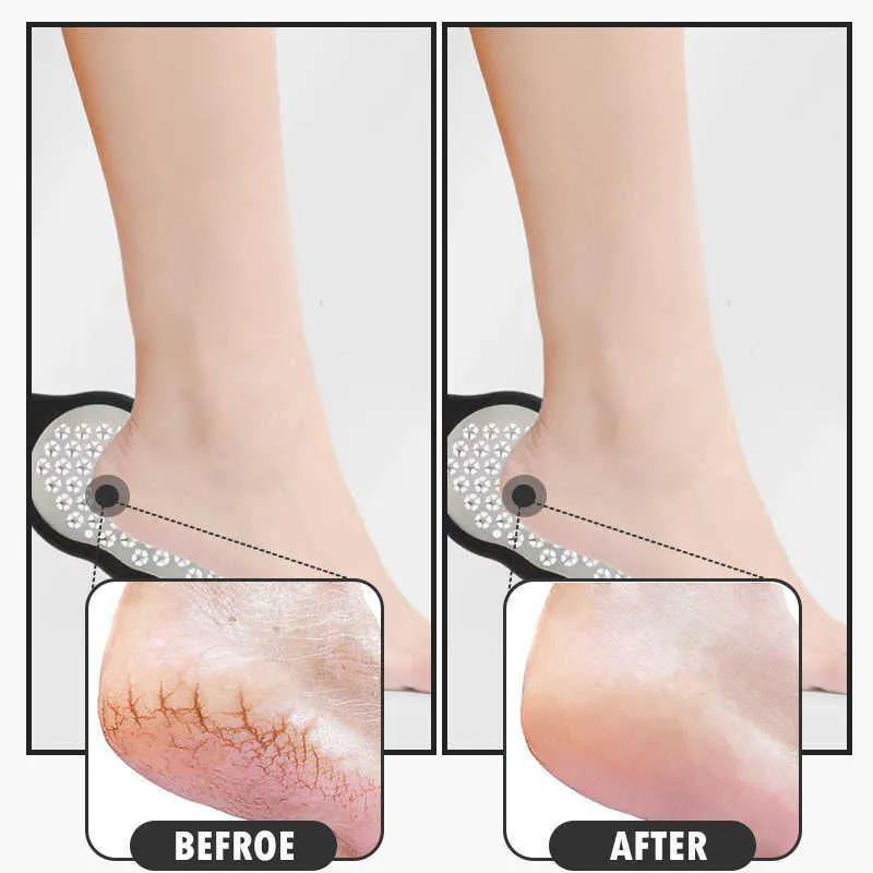 Professional Stainless Steel Foot Callus Remover File Rasp Scraper Cracked  Rough Pedicure Foot Care Tool