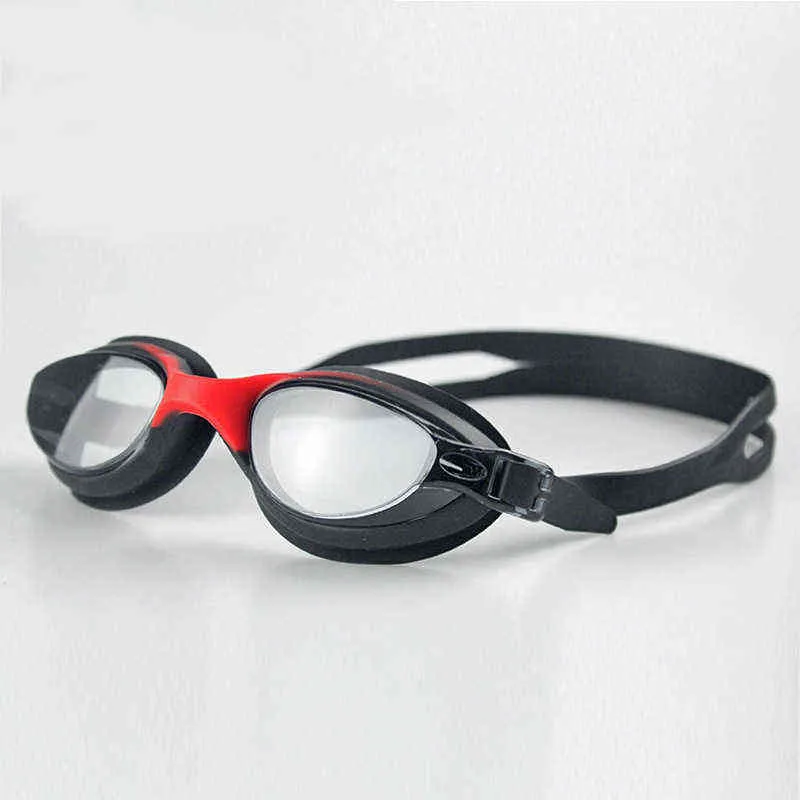 2020 Professionele Siliconen Zwemmen Goggles Anti-Mist UV Zwembril met Oordopjes Voor Mannen Dames Watersporten Eyewear G220422