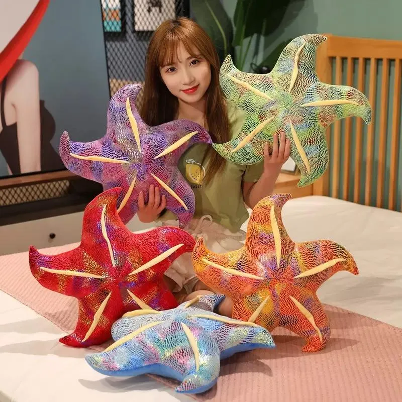 UPS Söt simulering Starfish Doll Plush Kuddar Kuddar Kudde Toy Starfishplush Home Pillowsofa Cushion Doll Factory Partiage