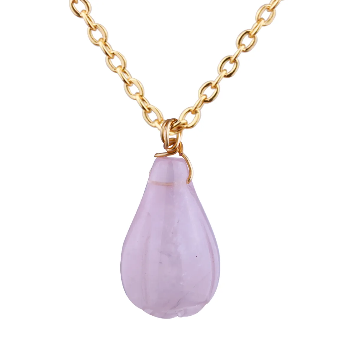 Pink powder necklace hotsell