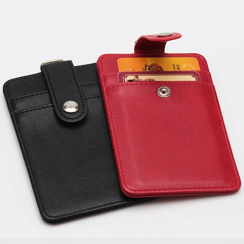 Card Holders Holder Work Name PU Leather Business ID Badge Lanyard CaseCard